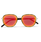 Berluti - Spectre Round-Frame Acetate and Metal Sunglasses - Tortoiseshell