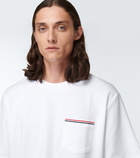 Thom Browne - Striped cotton jersey T-shirt
