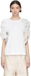 Tricot Comme des Garçons White Cotton T-Shirt