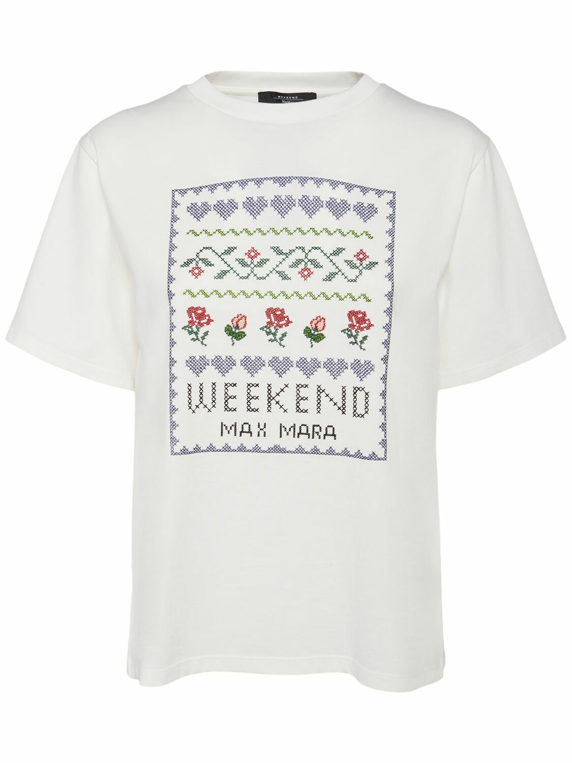 WEEKEND MAX MARA Cabina Printed Logo T-shirt Weekend Max Mara