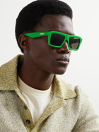 Bottega Veneta - Rectangular-Frame Acetate Sunglasses