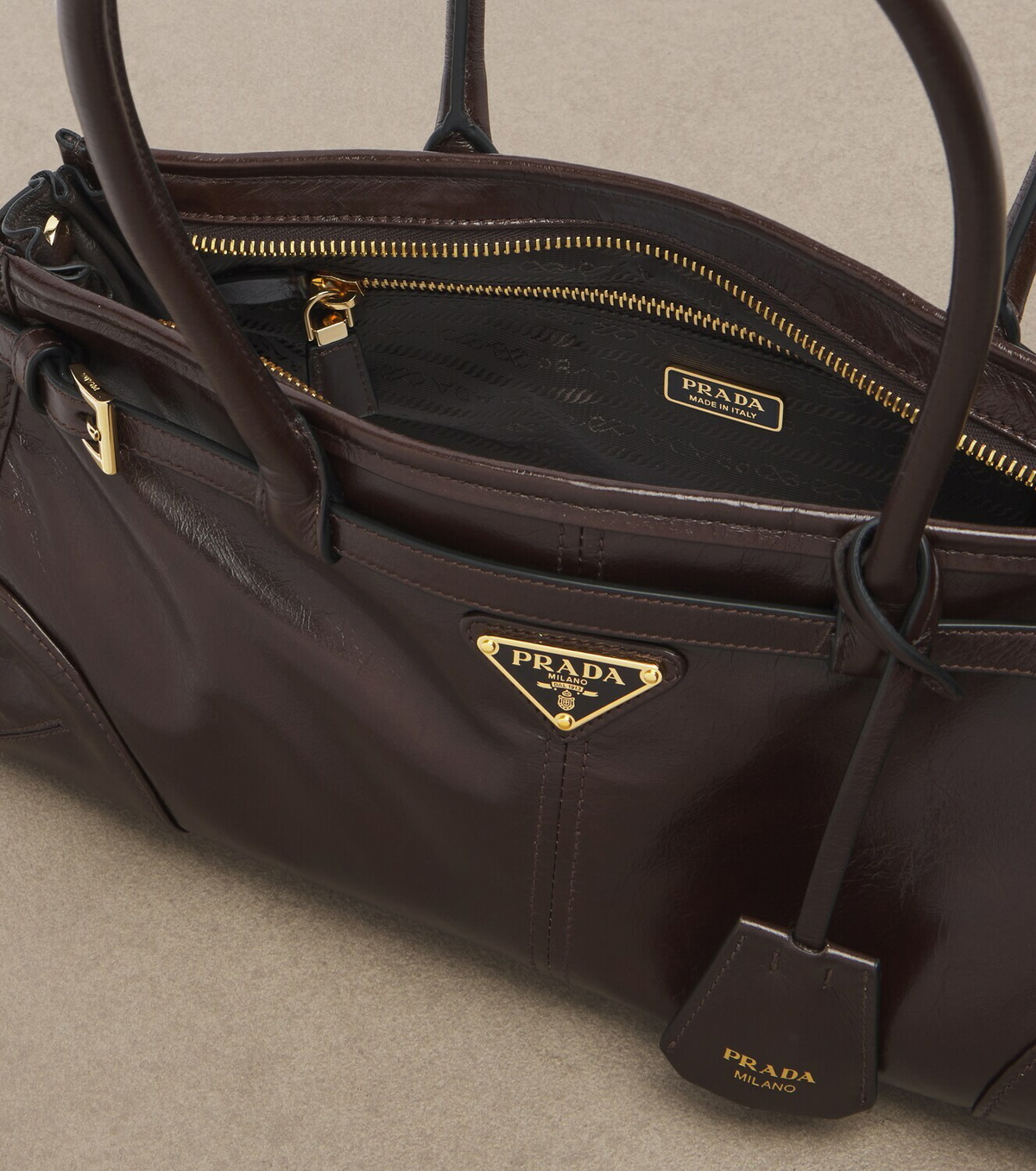 Prada Prada Bonnie leather shoulder bag