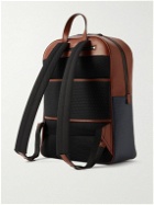 Serapian - Stepan 72 Leather-Trimmed Coated-Canvas Backpack