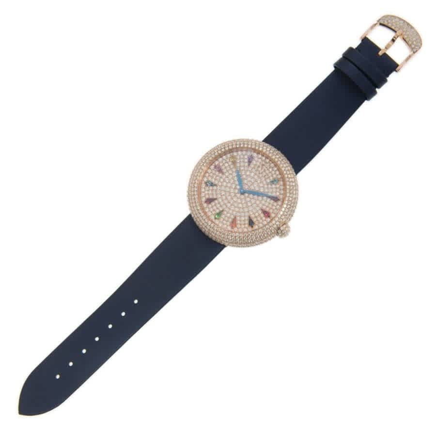 Jacob & Co. Brilliant Quartz Diamond Gold Dial Unisex Watch BQ03040RHRRASK4A