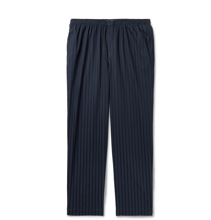 Photo: Sunspel - Striped Cotton Pyjama Trousers - Blue