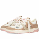 Represent Men's Bully Sneakers in Pink/Sesame