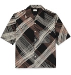 Lemaire - Camp-Collar Printed Cotton-Blend Shirt - Black