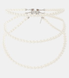 Alessandra Rich Layered pearl necklace