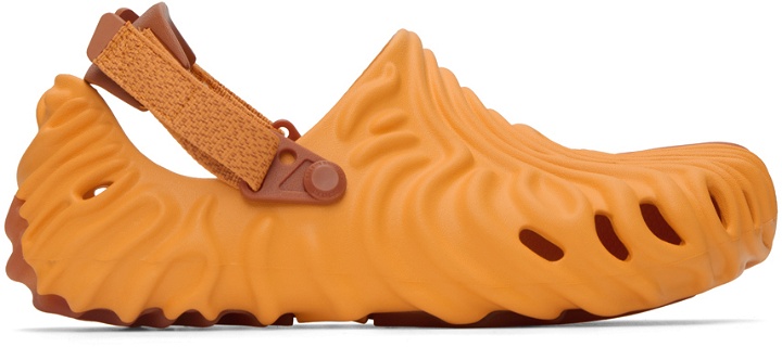 Photo: Crocs Orange Salehe Bembury Edition Pollex Clogs