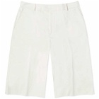 Alexander McQueen Men's Twill Baggy Shorts in Ivory