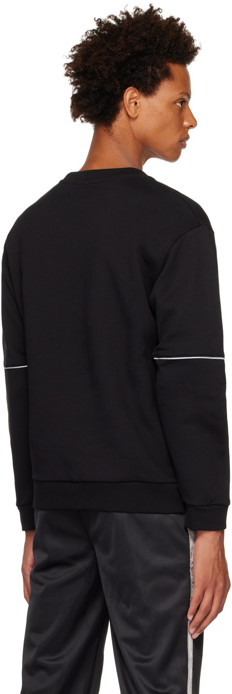 PALMER Black Embroidered Sweatshirt