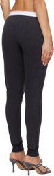 Alexander Wang Black Jogger Lounge Pants