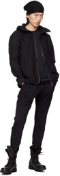 DEVOA Black Slim Trousers