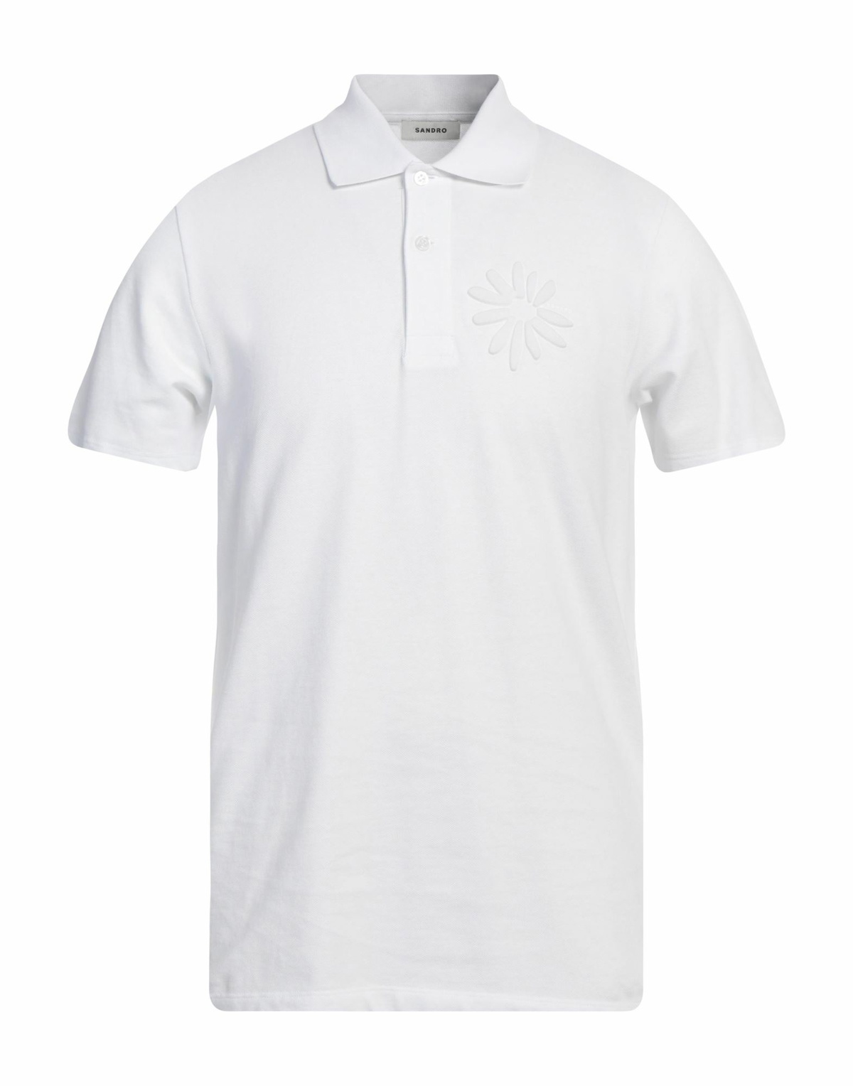 Sandro Mens Polo shirt in White