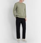 Reigning Champ - Slim-Fit Loopback Cotton-Jersey Sweatshirt - Green