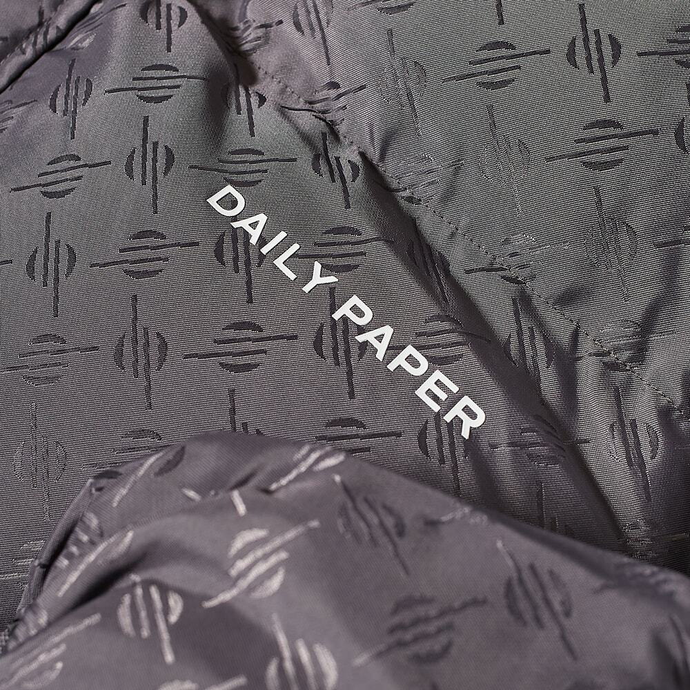 Daily Paper Ruzna Monogram Puffer Jacket In Grey