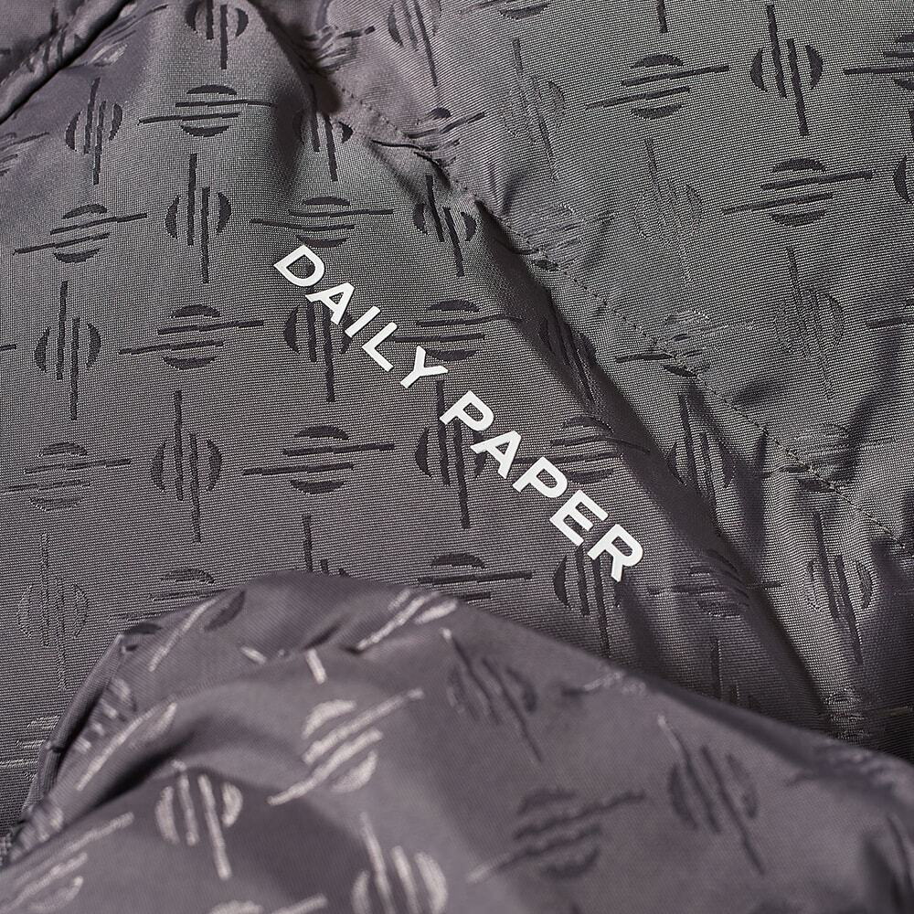 Daily Paper - Black Monogram Cropped Puffer Jacket – Daily Paper