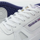 Reebok Men's LT Court Sneakers in White/Bold Purple