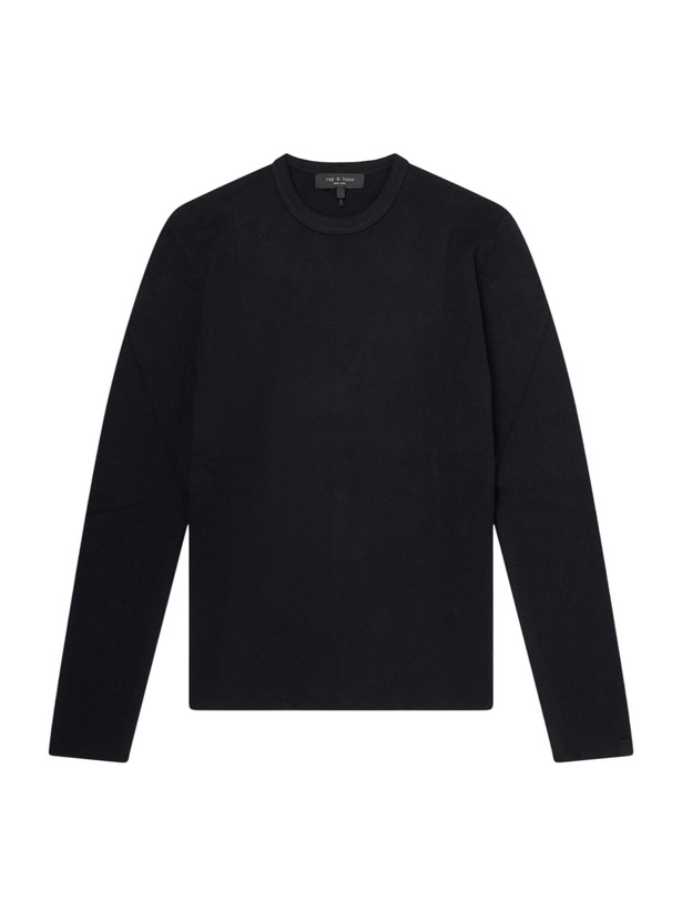 Photo: Rag & Bone - Cotton-Blend Sweater - Black