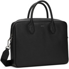 BOSS Black Logo Lettering Grained Briefcase