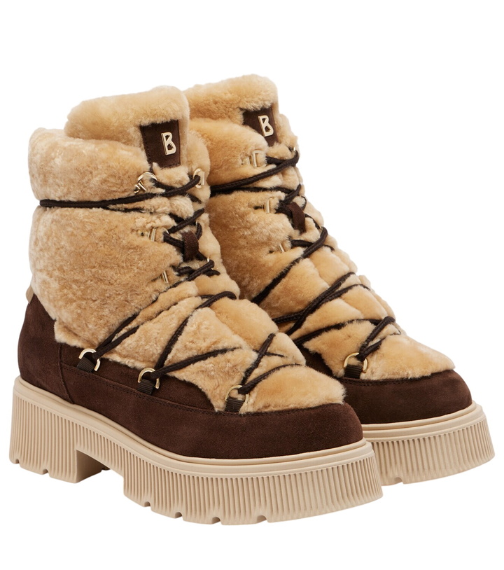 Photo: Bogner Turin shearling and suede ankle boots