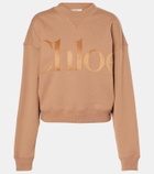 Chloé Logo cotton fleece sweatshirt
