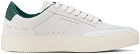 Common Projects Off-White & Green Tennis Pro Sneakers