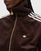 Adidas  Velvet Track Top Brown Track Jackets