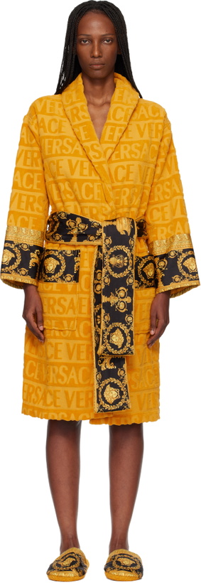 Photo: Versace Yellow 'I Heart Baroque' Bathrobe