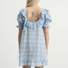 Damson Madder Women's Harlow Mini Night Dress in Blue