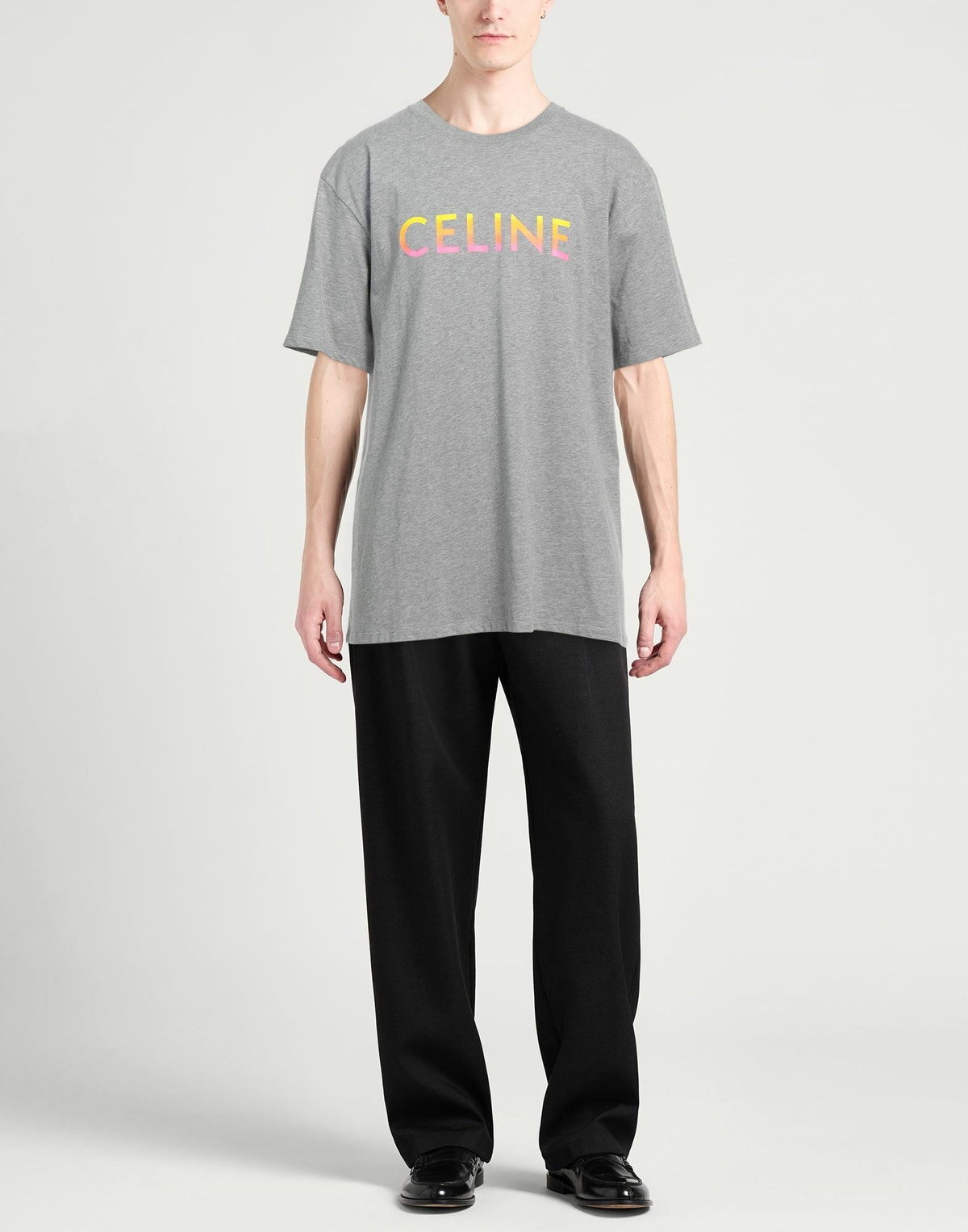 Celine Mens T-shirt in Grey