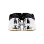 Raf Simons Black and Silver adidas Originals Edition Ozweego Sneakers