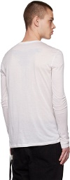 Ann Demeulemeester Off-White Gunther Long Sleeve T-Shirt