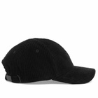 C.P. Company Men's Corduroy Cap in Black 