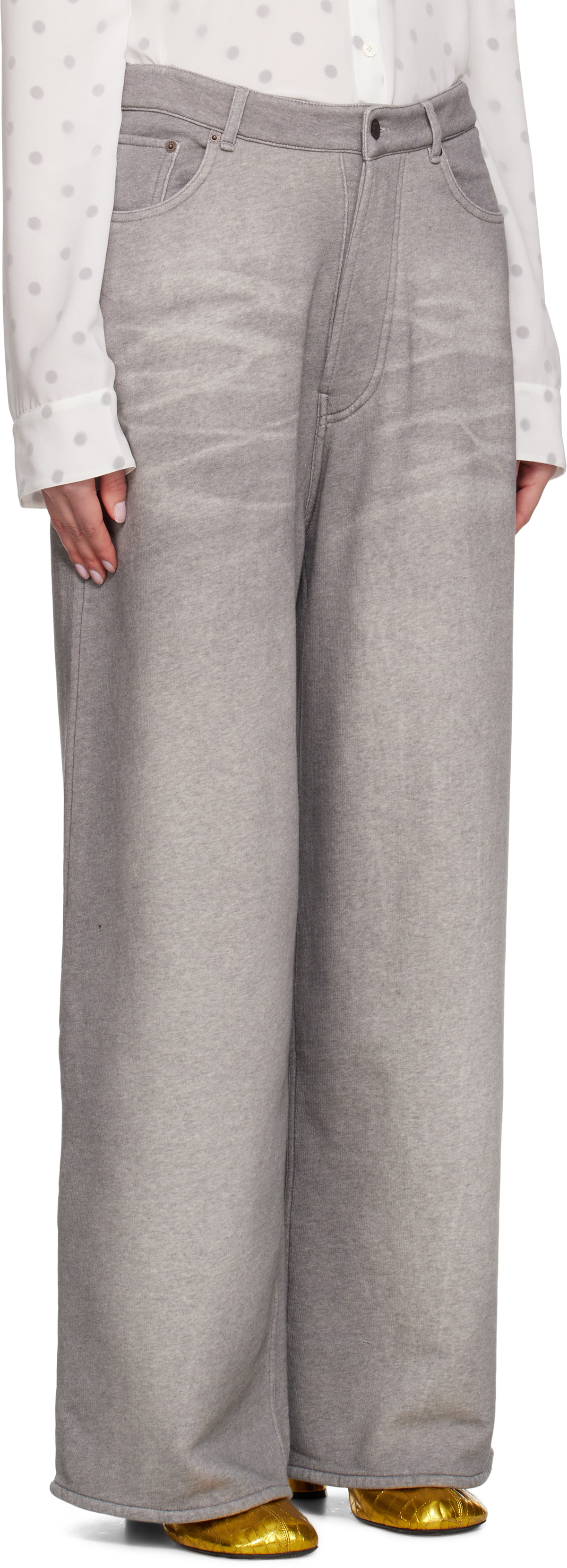 Acne Studios Gray Loose Fit Lounge Pants