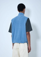 Metalwood Quilted Zip-Up Vest