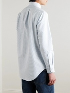 Sid Mashburn - Button-Down Collar Striped Cotton Oxford Shirt - Blue