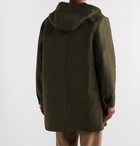 A.P.C. - Benoit Wool-Blend Hooded Parka - Green