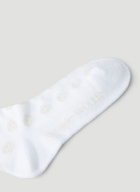 Skull Motif Socks in White