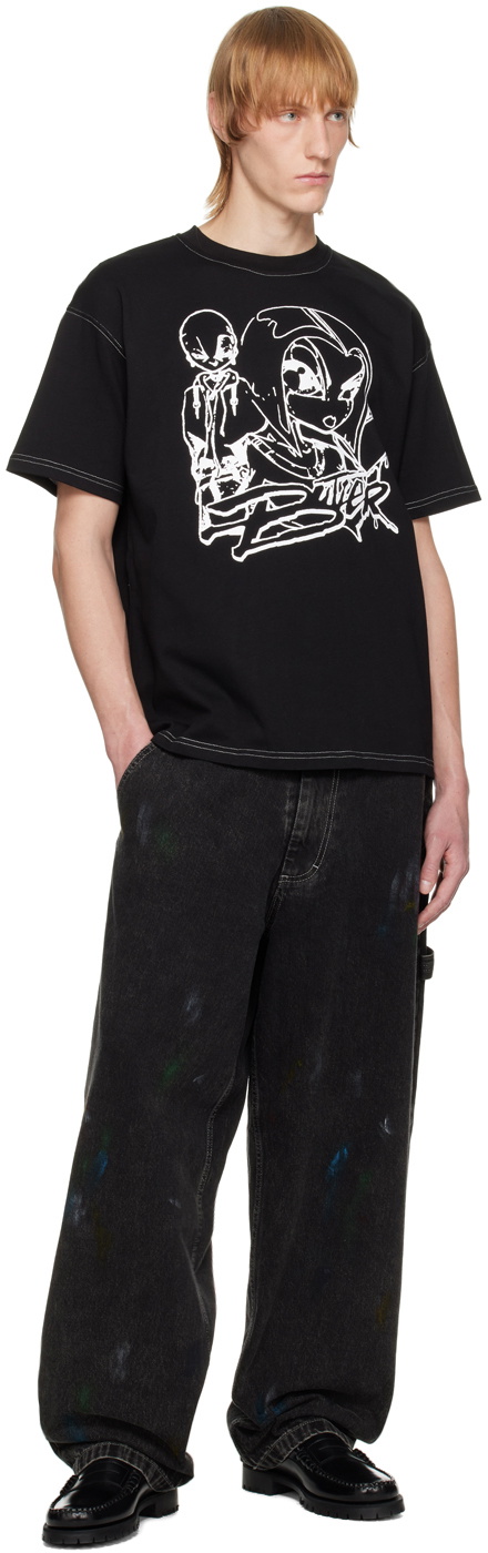 BUTLER SVC SSENSE Exclusive Black Babe T-Shirt