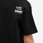 Men's AAPE x Jumping Lomo Aldo T-Shirt in Black