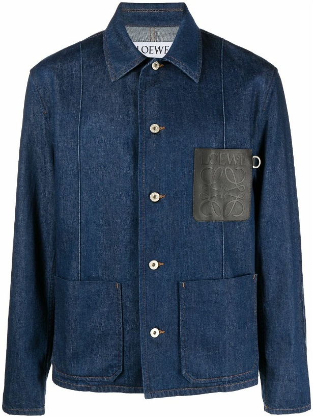 Photo: LOEWE - Anagram Workwear Denim Jacket