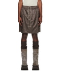 Rick Owens Moncler + Rick Owens Gray Kiltshorts