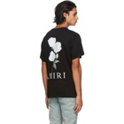 Amiri Black Flowers T-Shirt