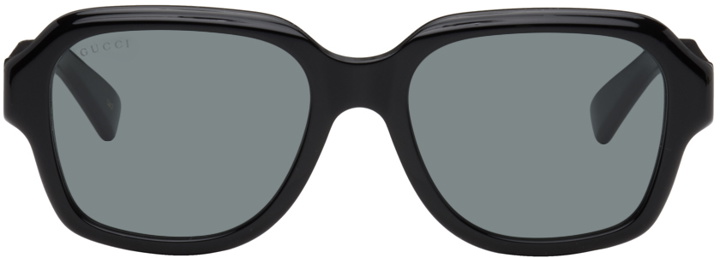 Photo: Gucci Black Square Sunglasses