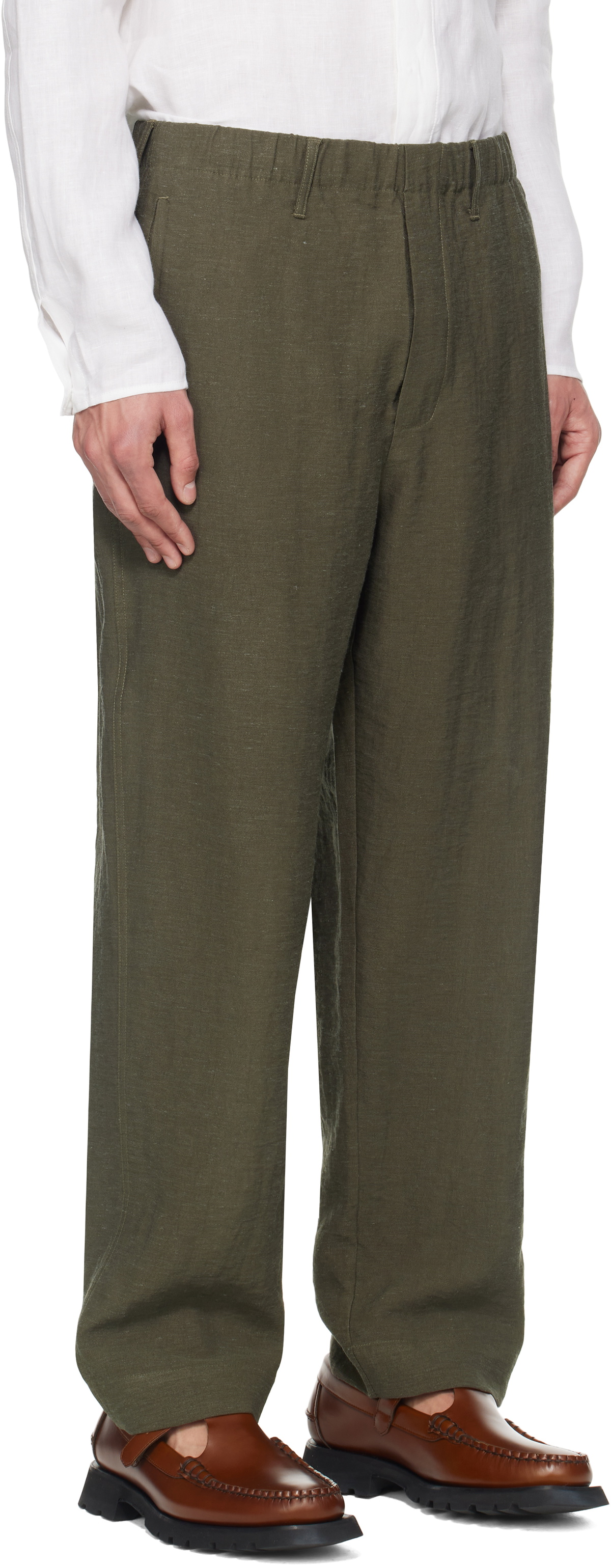COMMAS Khaki Resort Trousers