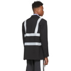 VETEMENTS Black Reflector Tailored Jacket