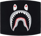 BAPE Black Shark Motif Neck Warmer