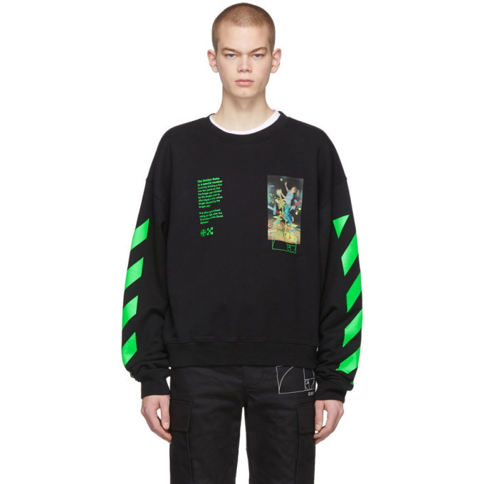 Photo: Off-White Black Pascal Painting Sweatshirt