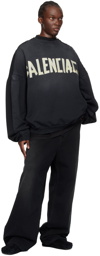 Balenciaga Black Tape Type Sweatshirt
